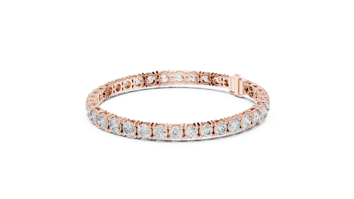 Round Brilliant Diamond Tennis Bracelet Aortas Diamond Jewels