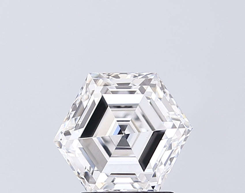 2.05 Carat Hexagonal Lab Grown Diamond Aortas Diamond Jewels