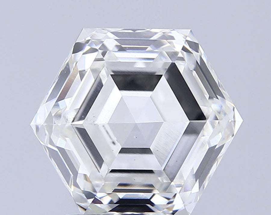 3.01 Carat Hexagonal Lab Grown Diamond