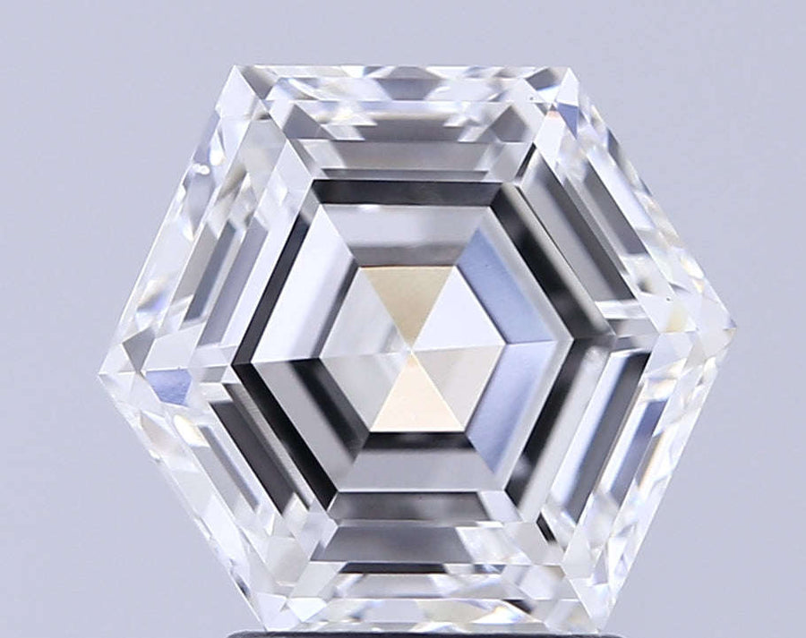 3.02 Carat Hexagonal Lab Grown Diamond