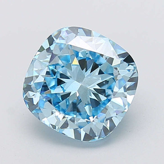 5.02 Carat Cushion Modified Lab Grown Diamond Aortas Diamond Jewels