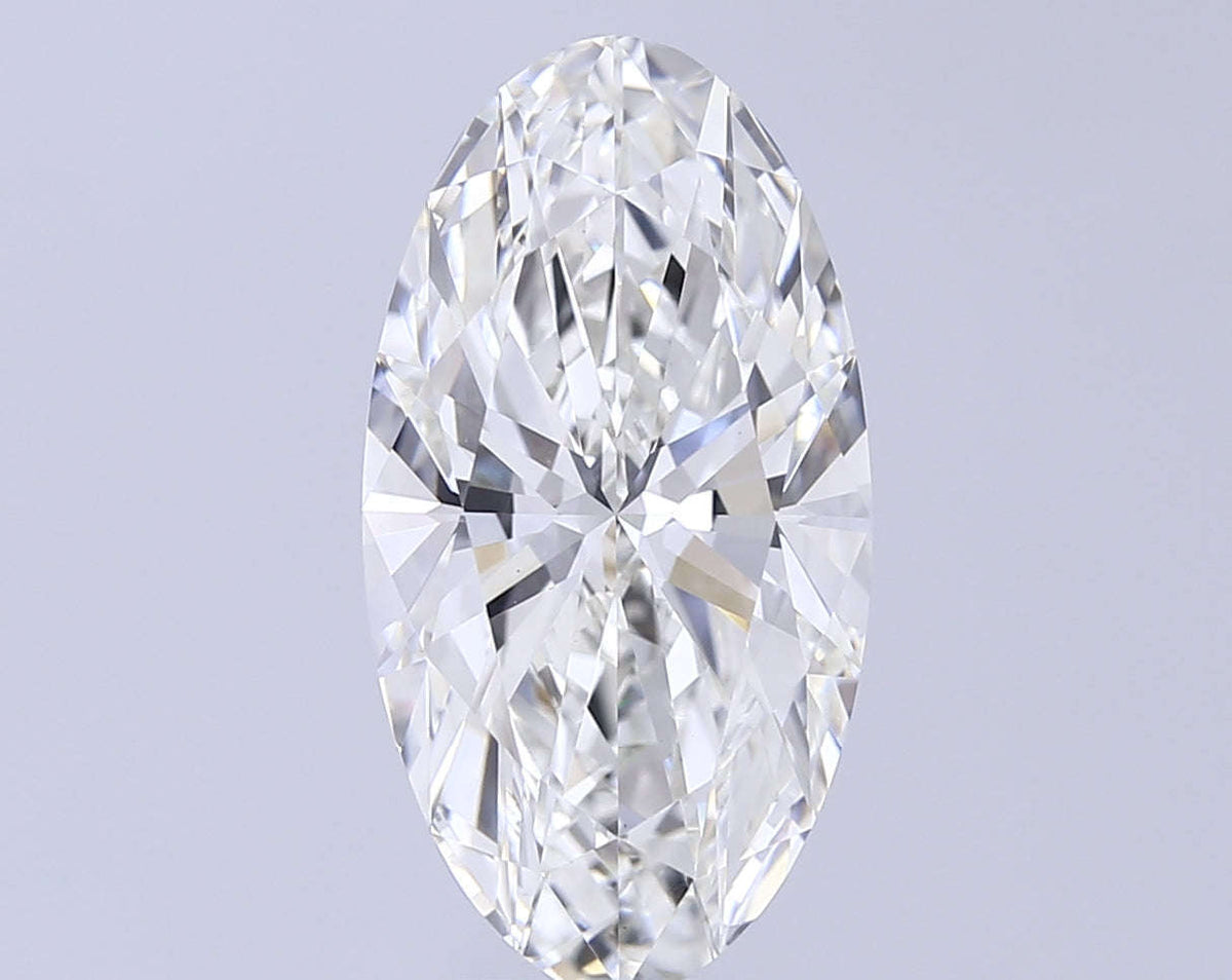 5.08 Carat Moval Lab Grown Diamond Aortas Diamond Jewels