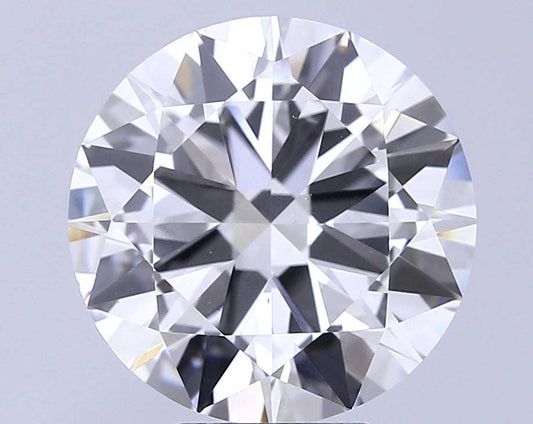 7.01 Carat Round Lab Grown Diamond Aortas Diamond Jewels