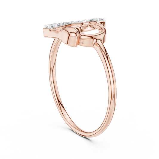 Princess Halo Diamond Engagement Ring featuring a square halo setting with brilliant accent stones and a polished band by Aortas Jewels.