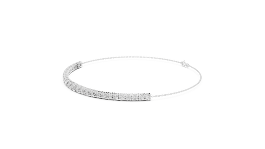 Adjustable Round Diamond Tennis Bracelet Aortas Diamond Jewels