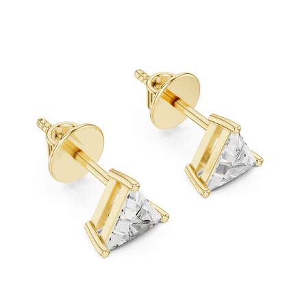 Classic Solitaire Diamond Stud Earrings Aortas Diamond Jewels