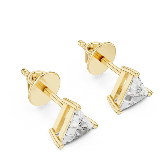 Classic Solitaire Diamond Stud Earrings Aortas Diamond Jewels