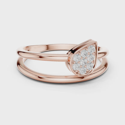 Marquise Cluster Diamond Ring
