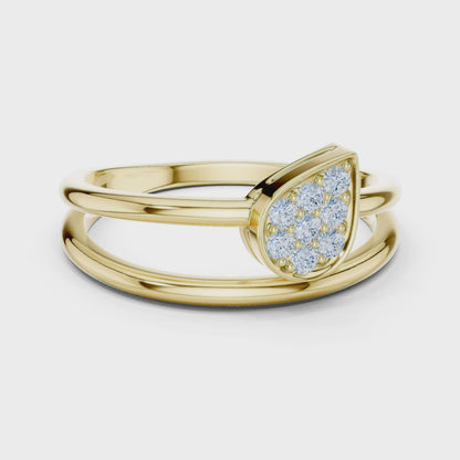 Marquise Cluster Diamond Ring