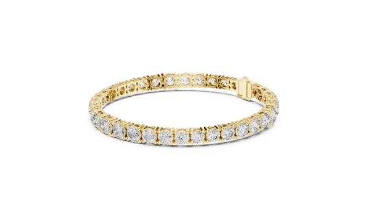 Round Brilliant Diamond Tennis Bracelet Aortas Diamond Jewels