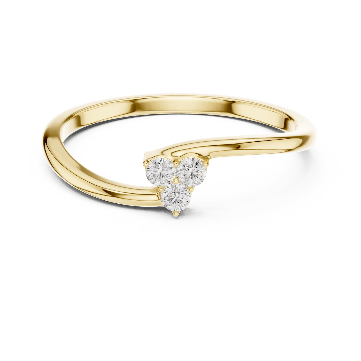 Toi et Moi Diamond Ring featuring two brilliant round stones set side by side on a sleek polished band by Aortas Jewels.